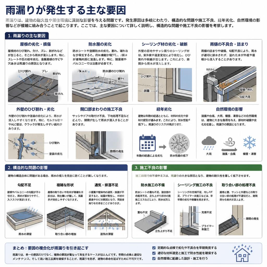 雨漏りの原因