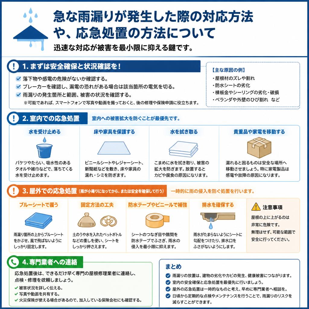 緊急時の対応と応急処置