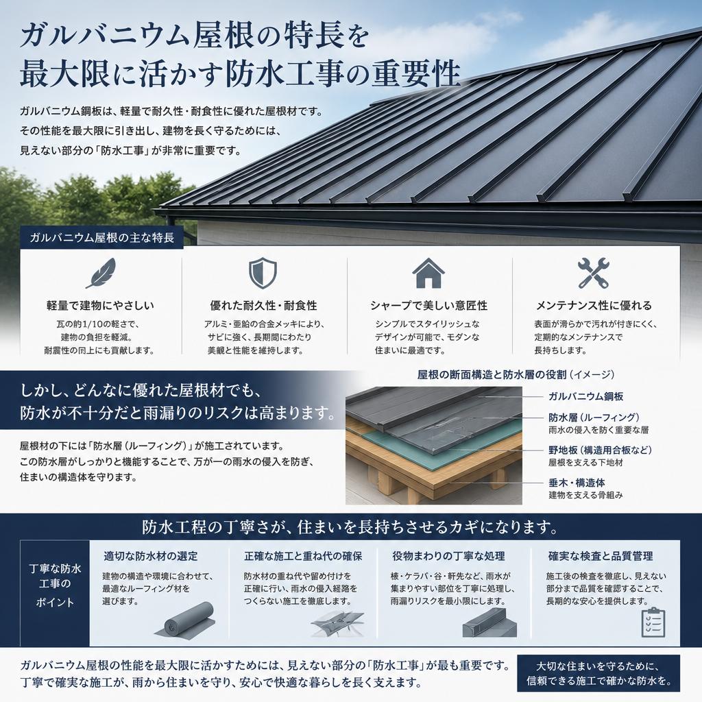 徹底した防水工事