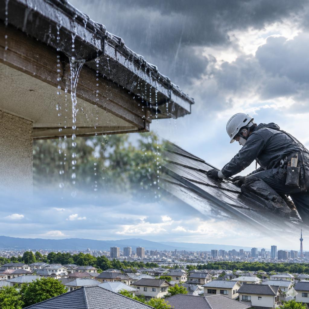 突然の雨漏り・屋根被害に、職人直営の迅速対応。町田から関東全域へ、調査から修理まで安心サポート
